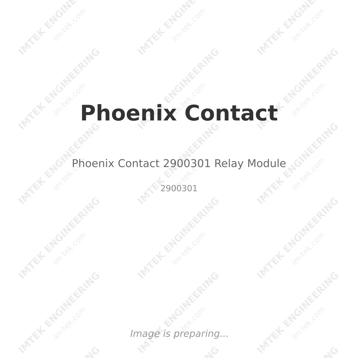 Phoenix Contact Phoenix Contact 2900301 Relay Module - 2900301