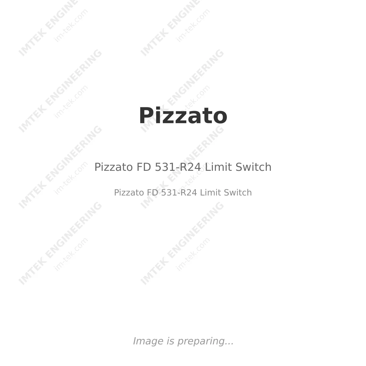 Pizzato Pizzato FD 531-R24 Limit Switch - Pizzato FD 531-R24 Limit Switch