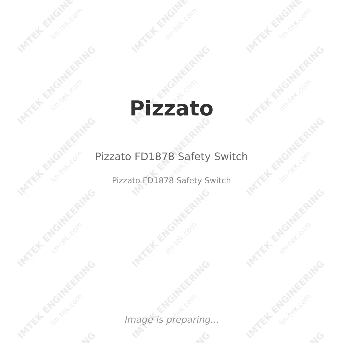Pizzato Pizzato FD1878 Safety Switch - Pizzato FD1878 Safety Switch
