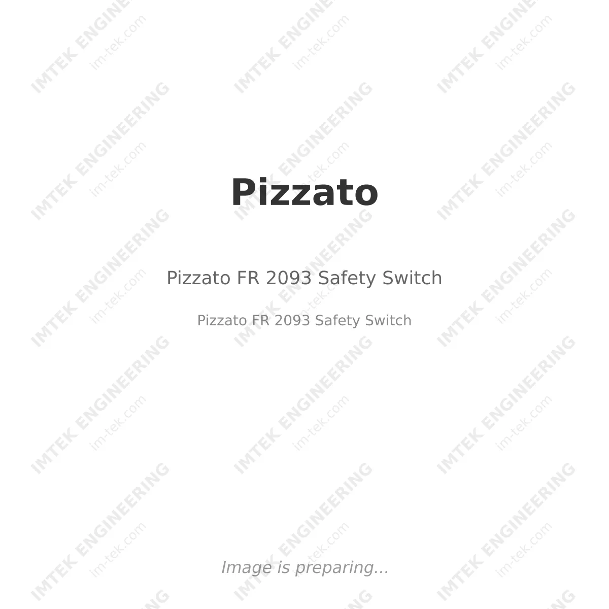 Pizzato Pizzato FR 2093 Safety Switch - Pizzato FR 2093 Safety Switch