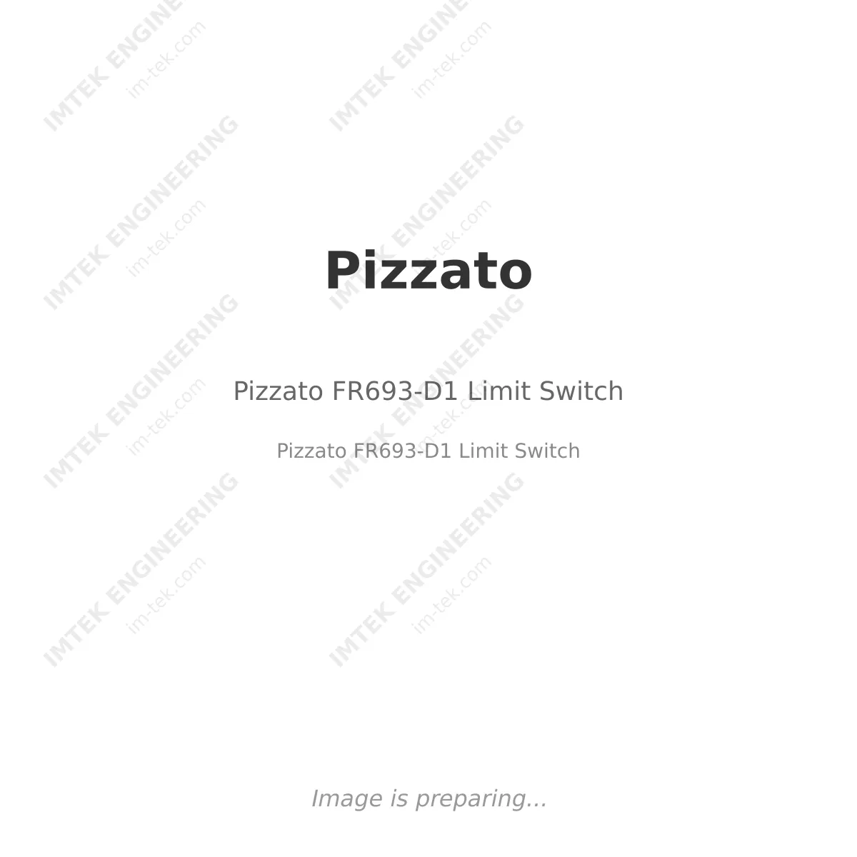 Pizzato Pizzato FR693-D1 Limit Switch - Pizzato FR693-D1 Limit Switch