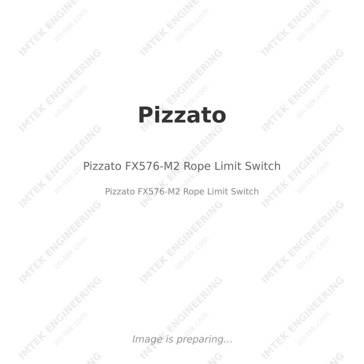 Pizzato Pizzato FX576-M2 Rope Limit Switch - Pizzato FX576-M2 Rope Limit Switch
