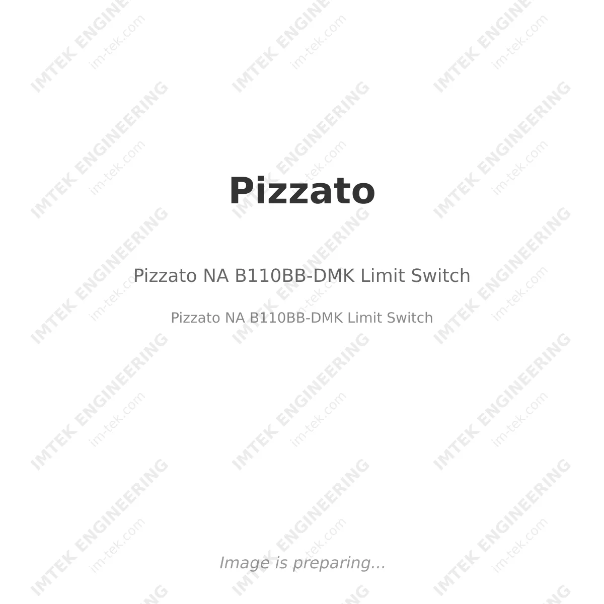 Pizzato Pizzato NA B110BB-DMK Limit Switch - Pizzato NA B110BB-DMK Limit Switch