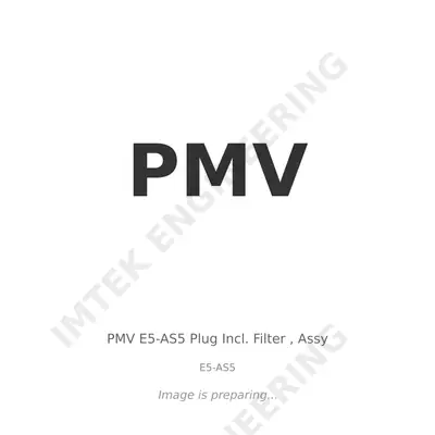 PMV PMV E5-AS5 Plug Incl. Filter , Assy - E5-AS5