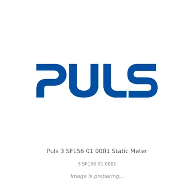 Puls Puls 3 SF156 01 0001 Static Meter - 3 SF156 01 0001