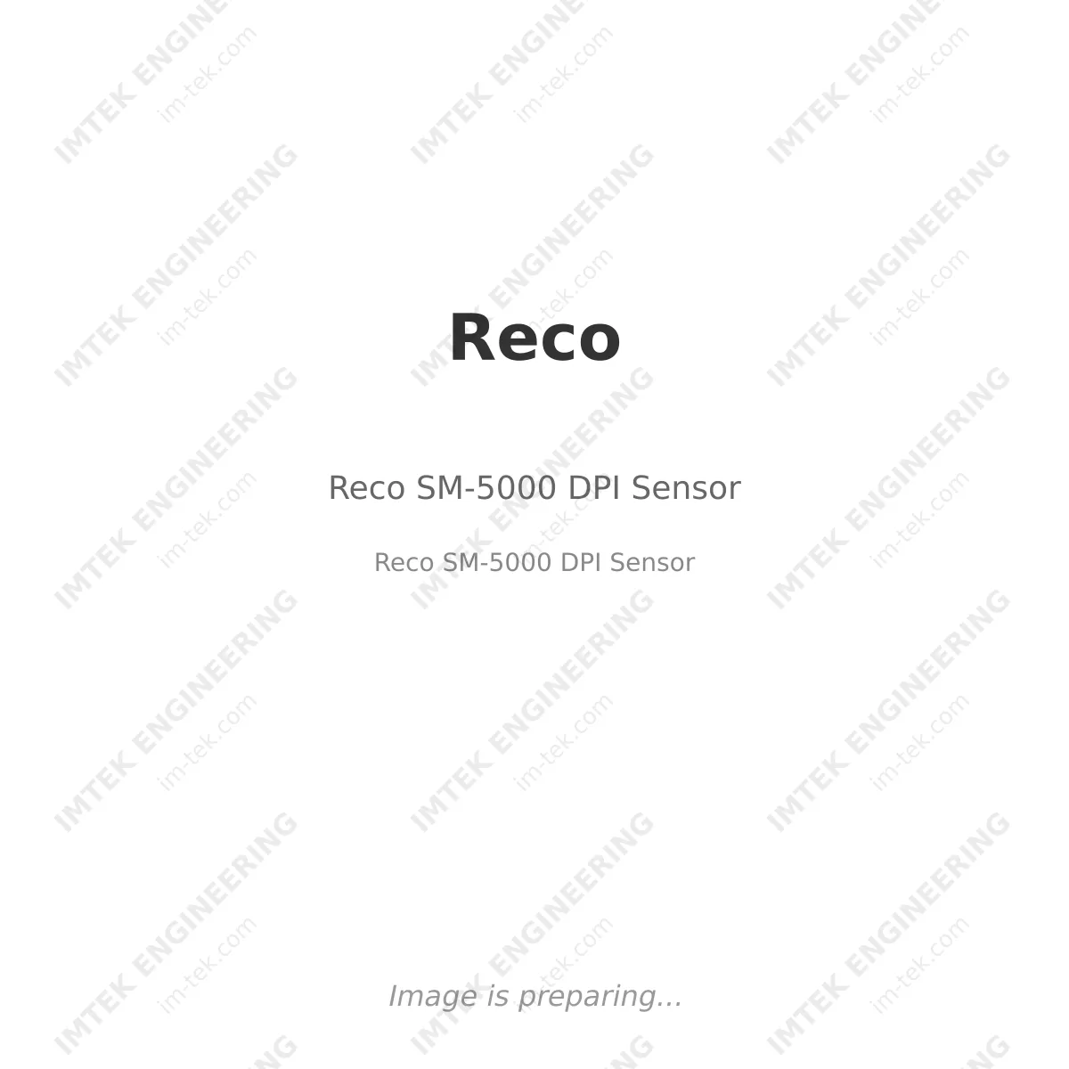 Reco Reco SM-5000 DPI Sensor - Reco SM-5000 DPI Sensor
