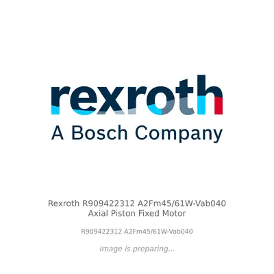 Rexroth Rexroth R909422312 A2Fm45/61W-Vab040 Axial Piston Fixed Motor - R909422312 A2Fm45/61W-Vab040