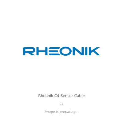 Rheonik Rheonik C4 Sensor Cable - C4