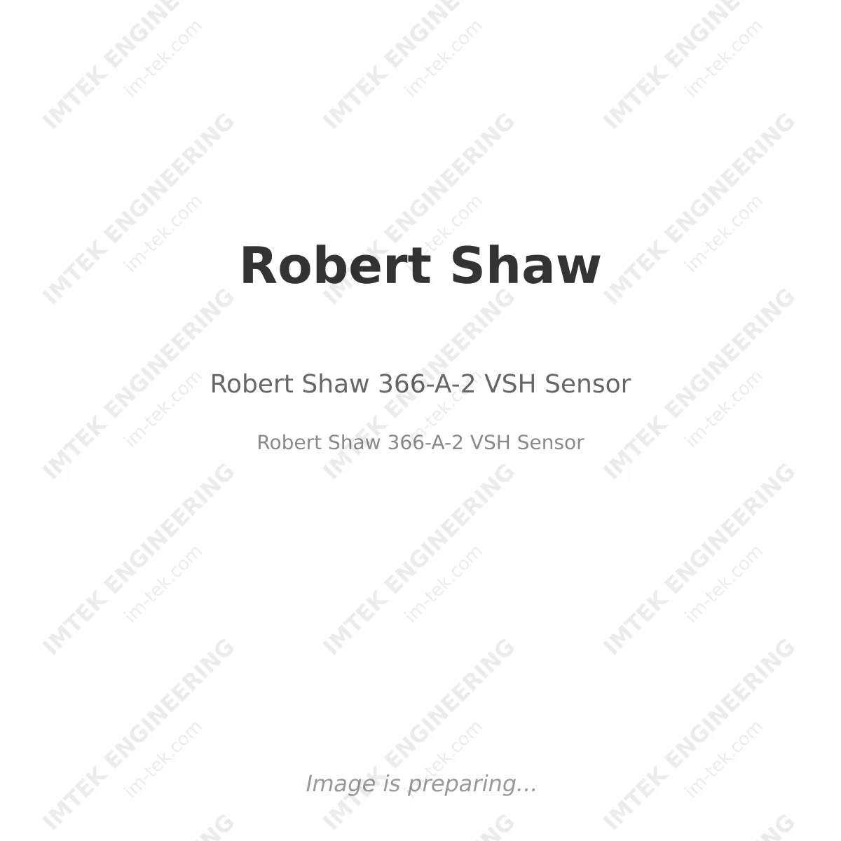 Robert Shaw Robert Shaw 366-A-2 VSH Sensor - Robert Shaw 366-A-2 VSH Sensor
