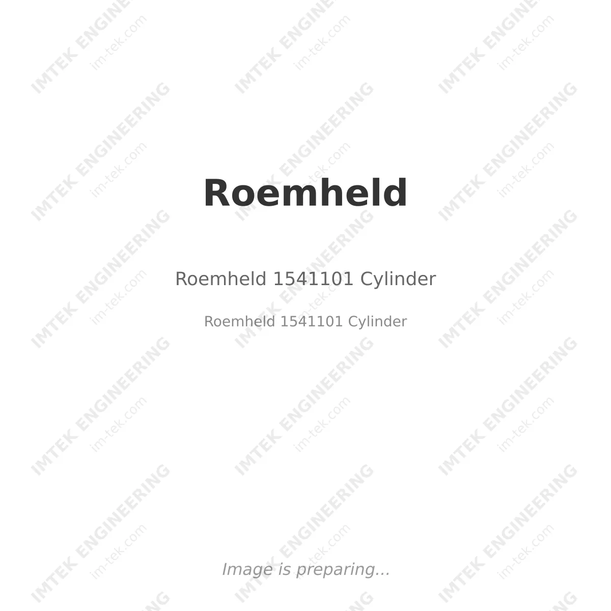Roemheld Roemheld 1541101 Cylinder - Roemheld 1541101 Cylinder