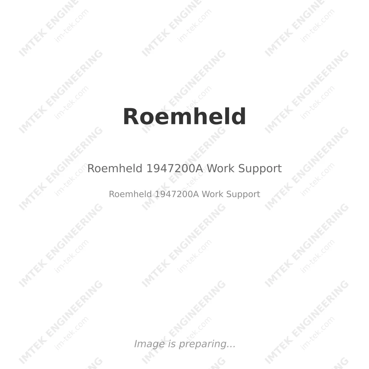Roemheld Roemheld 1947200A Work Support - Roemheld 1947200A Work Support