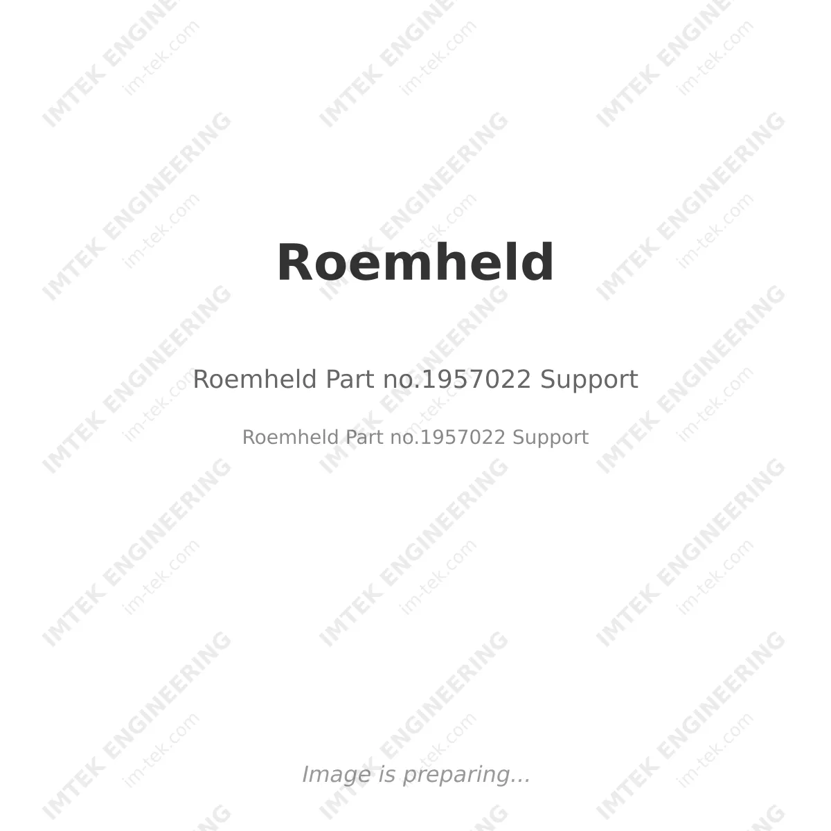 Roemheld Roemheld Part no.1957022 Support - Roemheld Part no.1957022 Support
