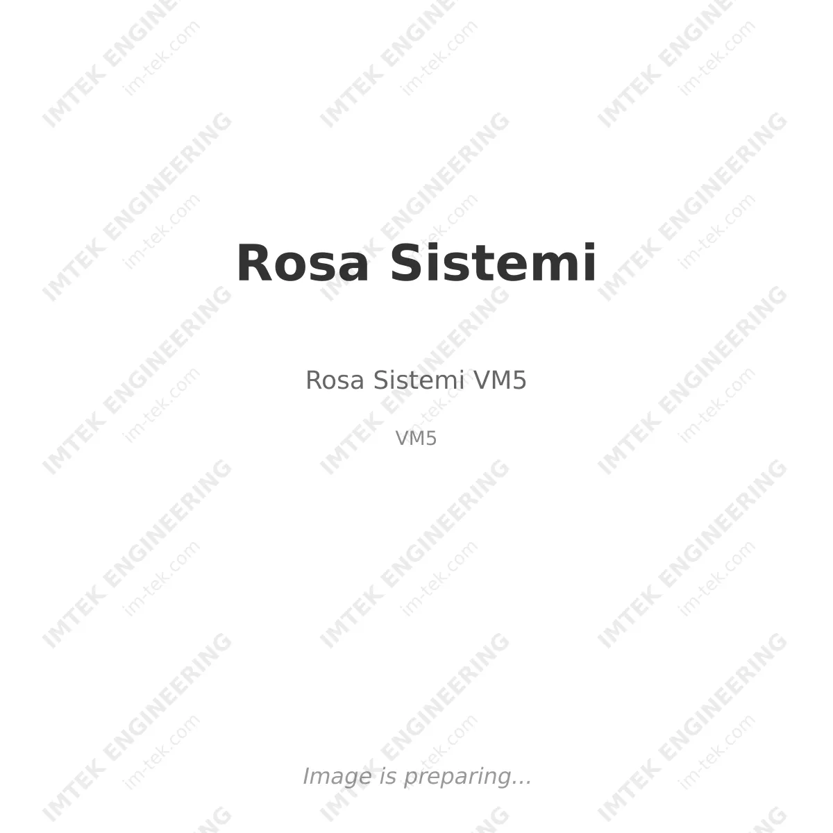 Rosa Sistemi Rosa Sistemi VM5 - VM5