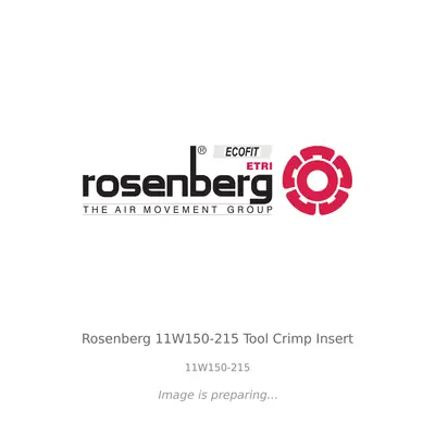 Rosenberg Rosenberg 11W150-215 Tool Crimp Insert - 11W150-215