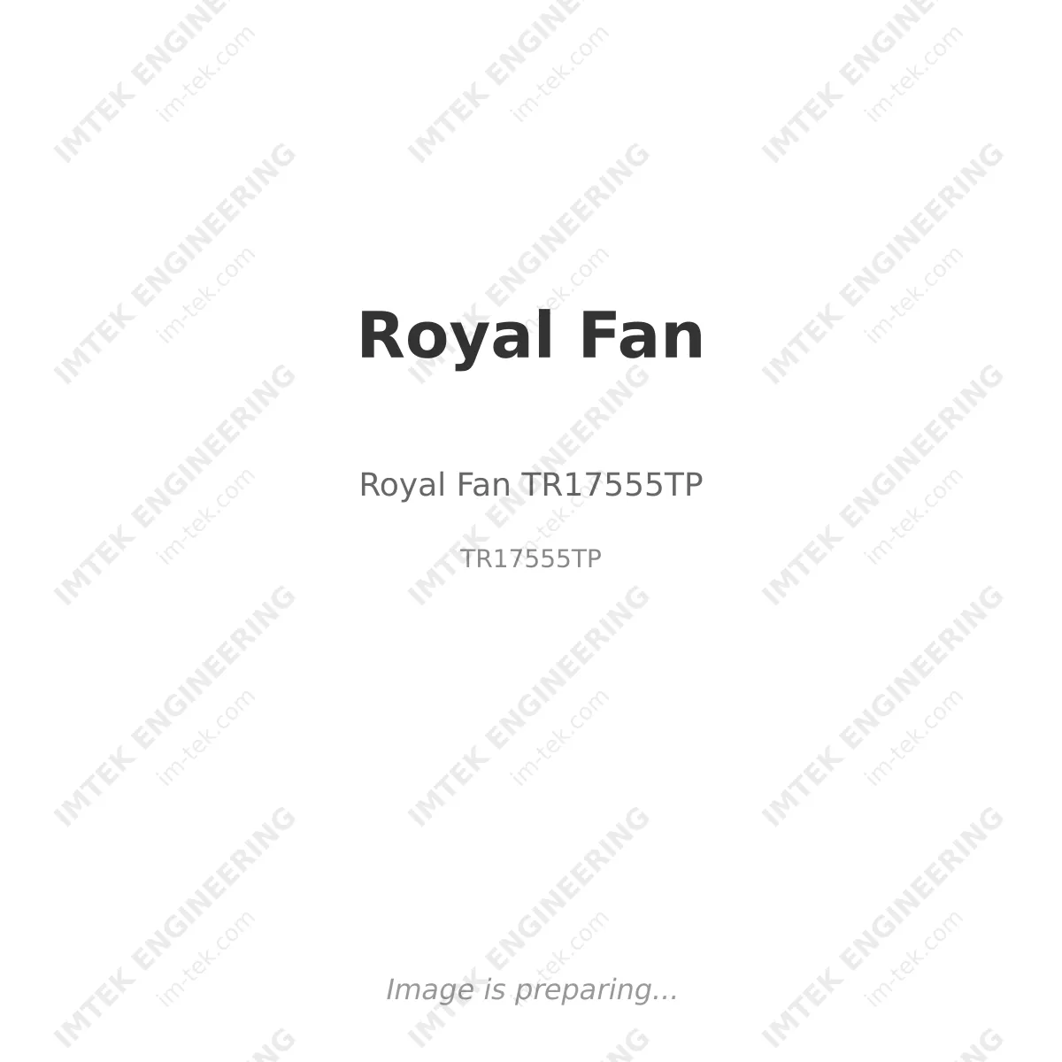 Royal Fan Royal Fan TR17555TP - TR17555TP