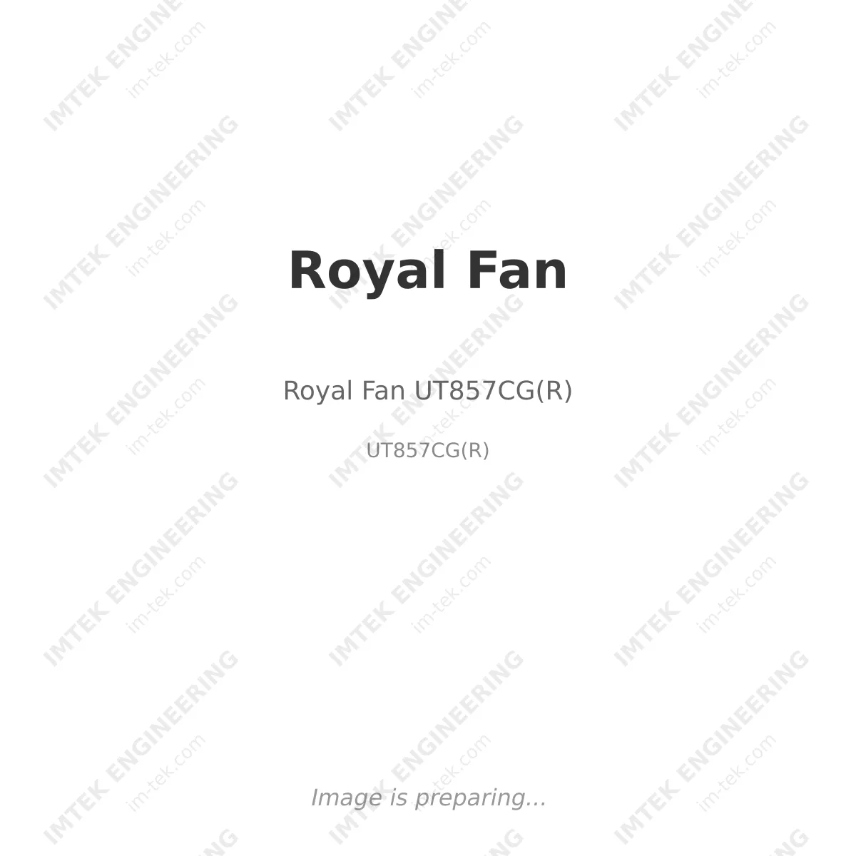 Royal Fan Royal Fan UT857CG(R) - UT857CG(R)