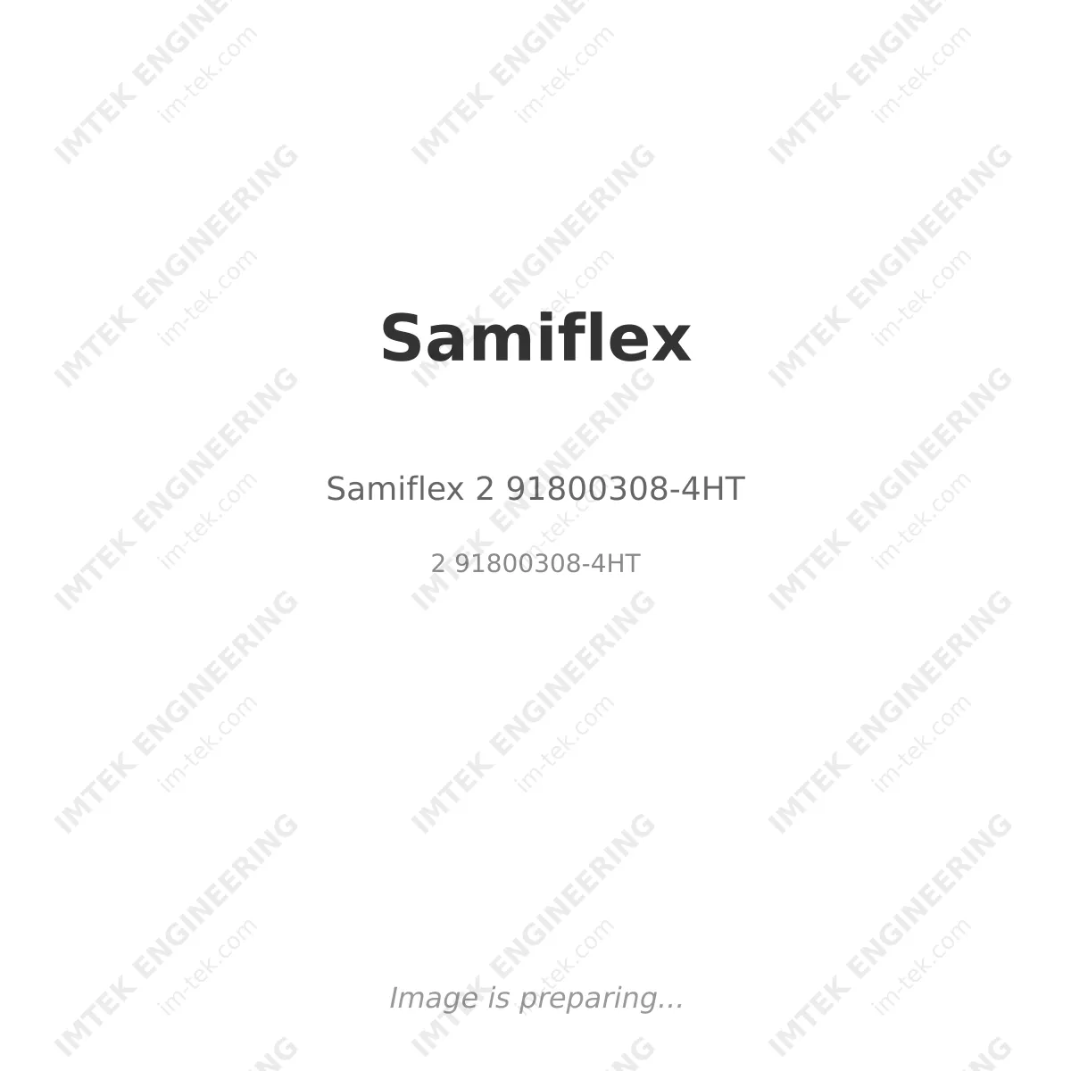 Samiflex Samiflex 2 91800308-4HT - 2 91800308-4HT