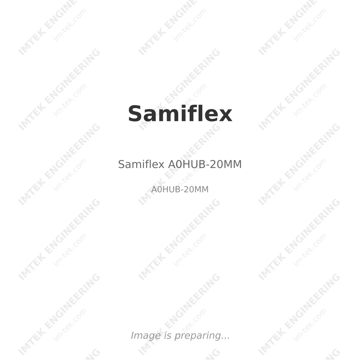 Samiflex Samiflex A0HUB-20MM - A0HUB-20MM