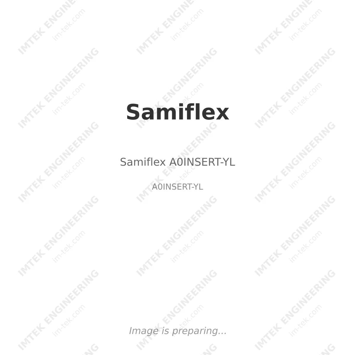 Samiflex Samiflex A0INSERT-YL - A0INSERT-YL