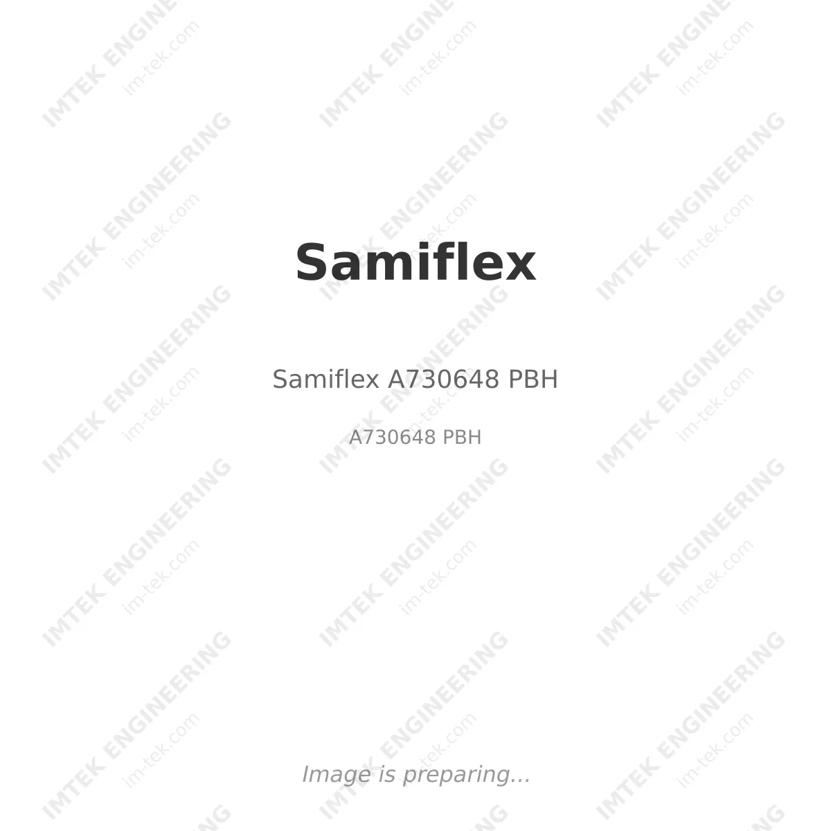 Samiflex Samiflex A730648 PBH - A730648 PBH