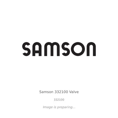 Samson Samson 332100 Valve - 332100 thumbnail 1