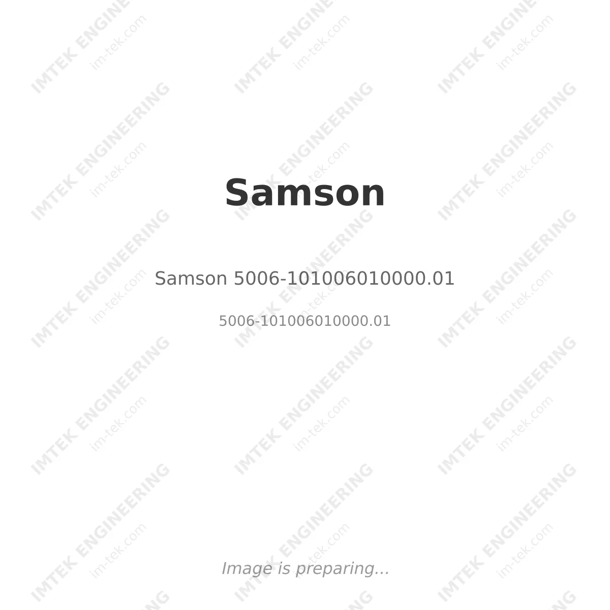Samson Samson 5006-101006010000.01 - 5006-101006010000.01