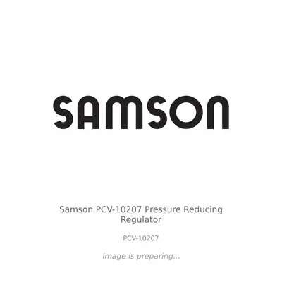 Samson Samson PCV-10207 Pressure Reducing Regulator - PCV-10207