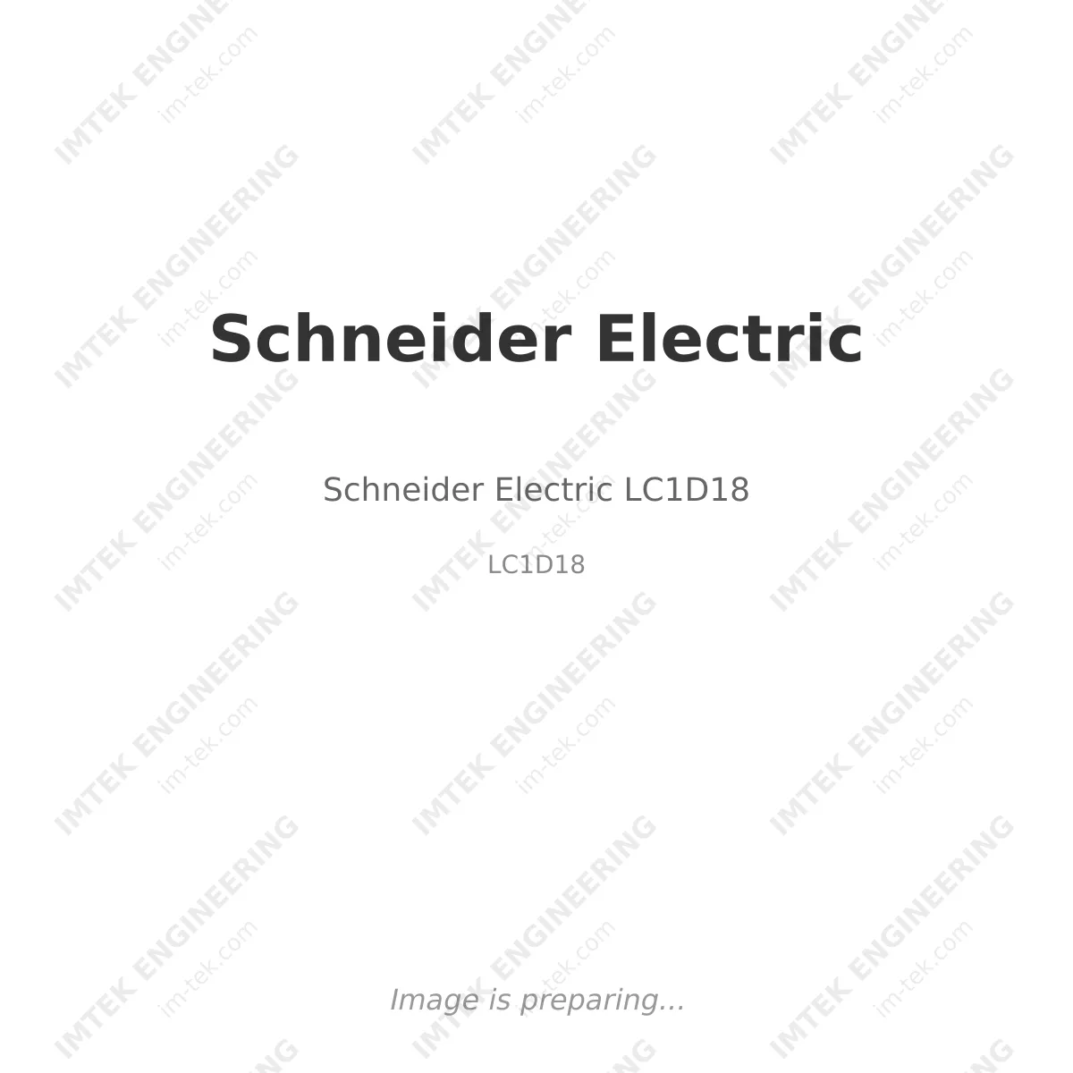 Schneider Electric Schneider Electric LC1D18 - LC1D18