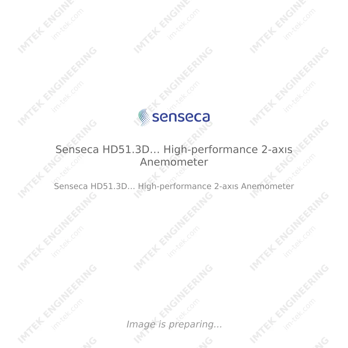 Senseca Senseca HD51.3D… High-performance 2-axıs Anemometer - Senseca HD51.3D… High-performance 2-axıs Anemometer