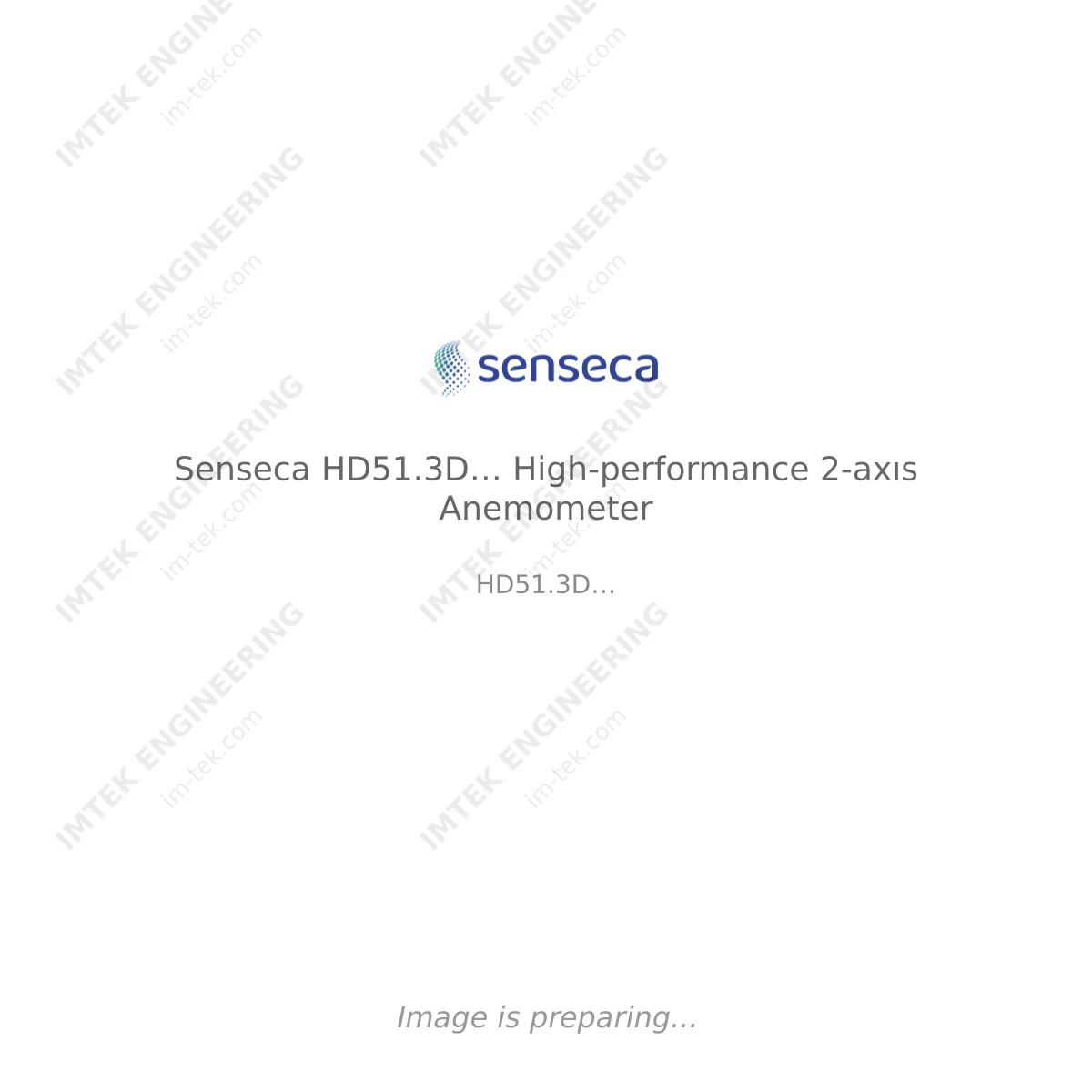 Senseca Senseca HD51.3D… High-performance 2-axıs Anemometer - HD51.3D…