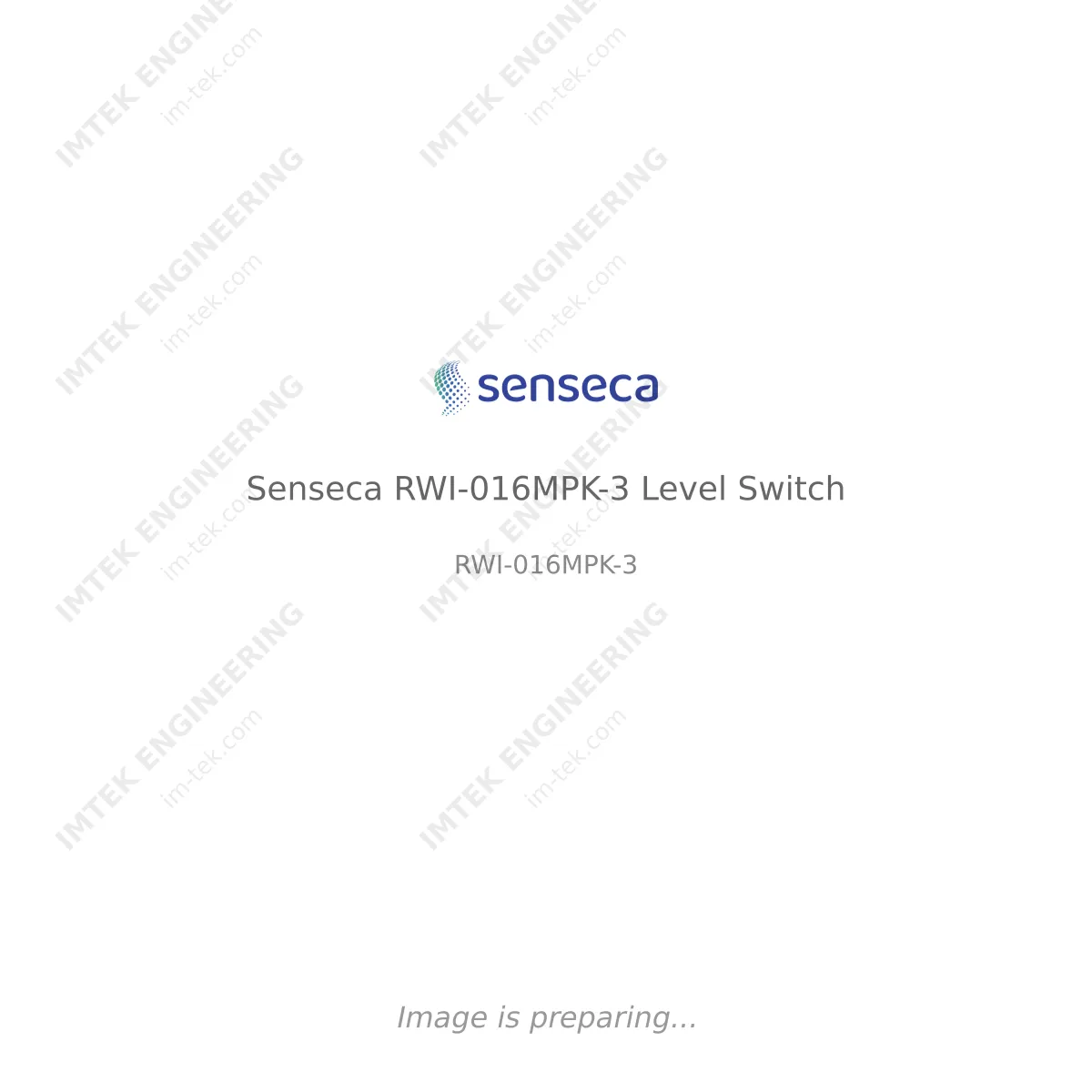 Senseca Senseca RWI-016MPK-3 Level Switch - RWI-016MPK-3