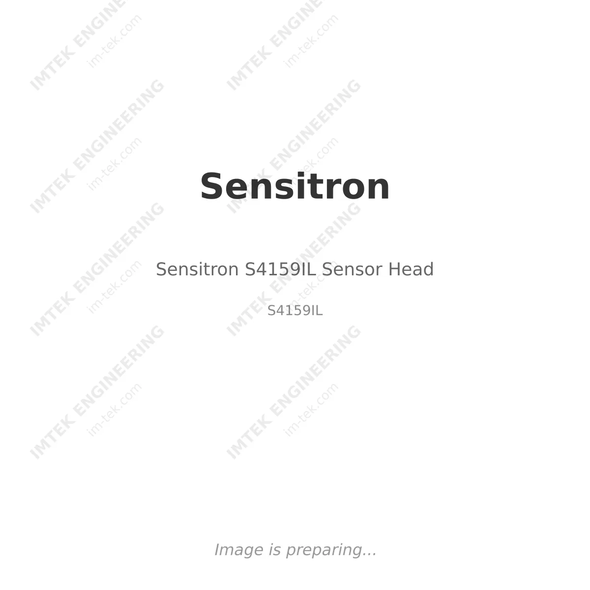 Sensitron Sensitron S4159IL Sensor Head - S4159IL