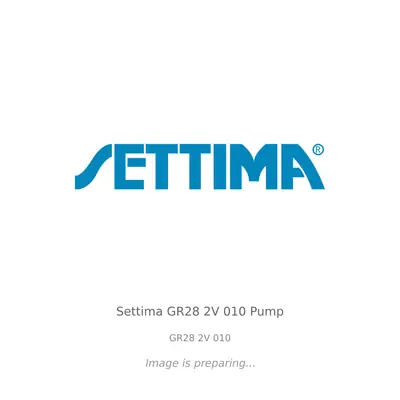 Settima Settima GR28 2V 010 Pump - GR28 2V 010 thumbnail 1