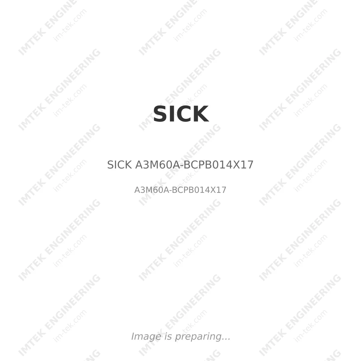 SICK SICK A3M60A-BCPB014X17 - A3M60A-BCPB014X17