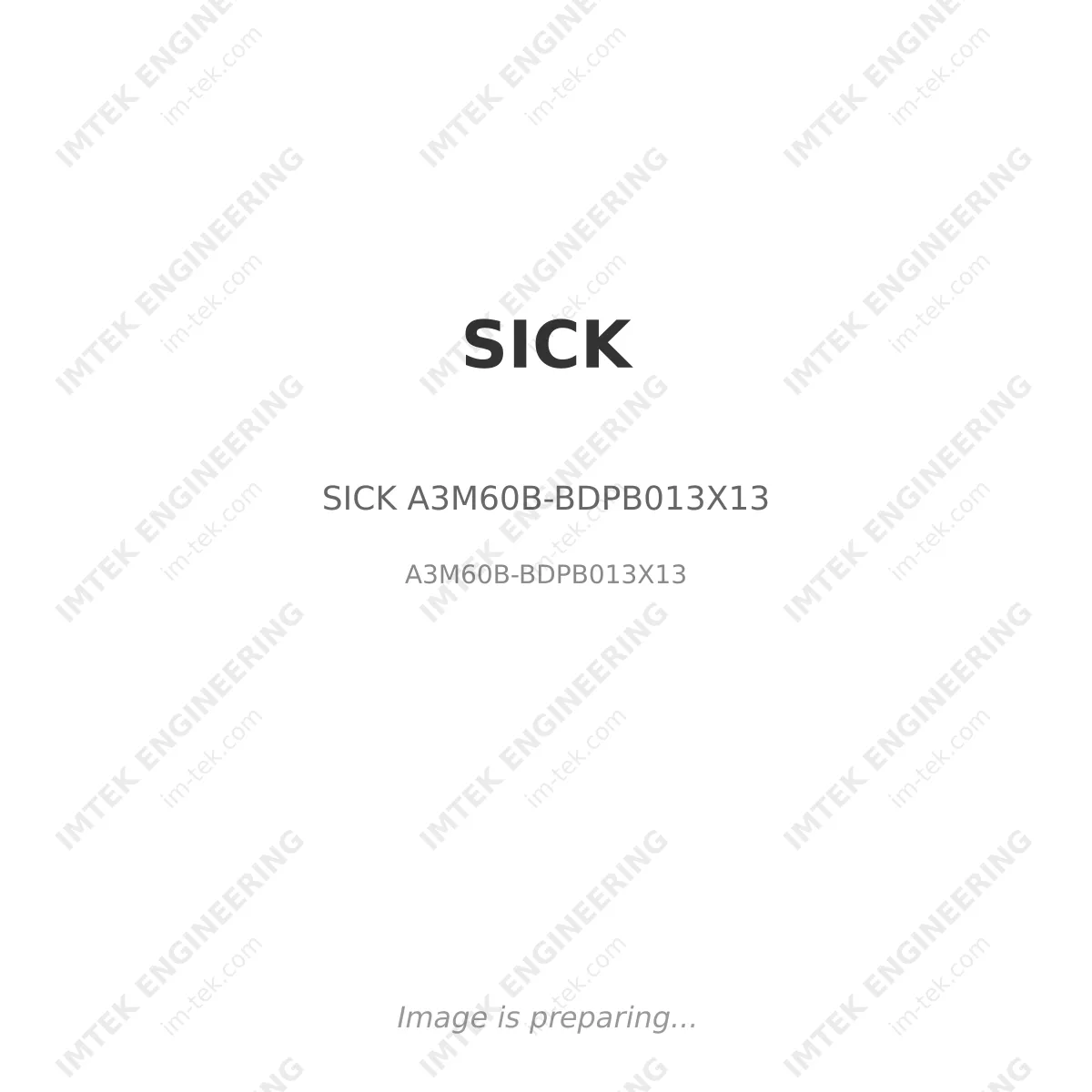 SICK SICK A3M60B-BDPB013X13 - A3M60B-BDPB013X13