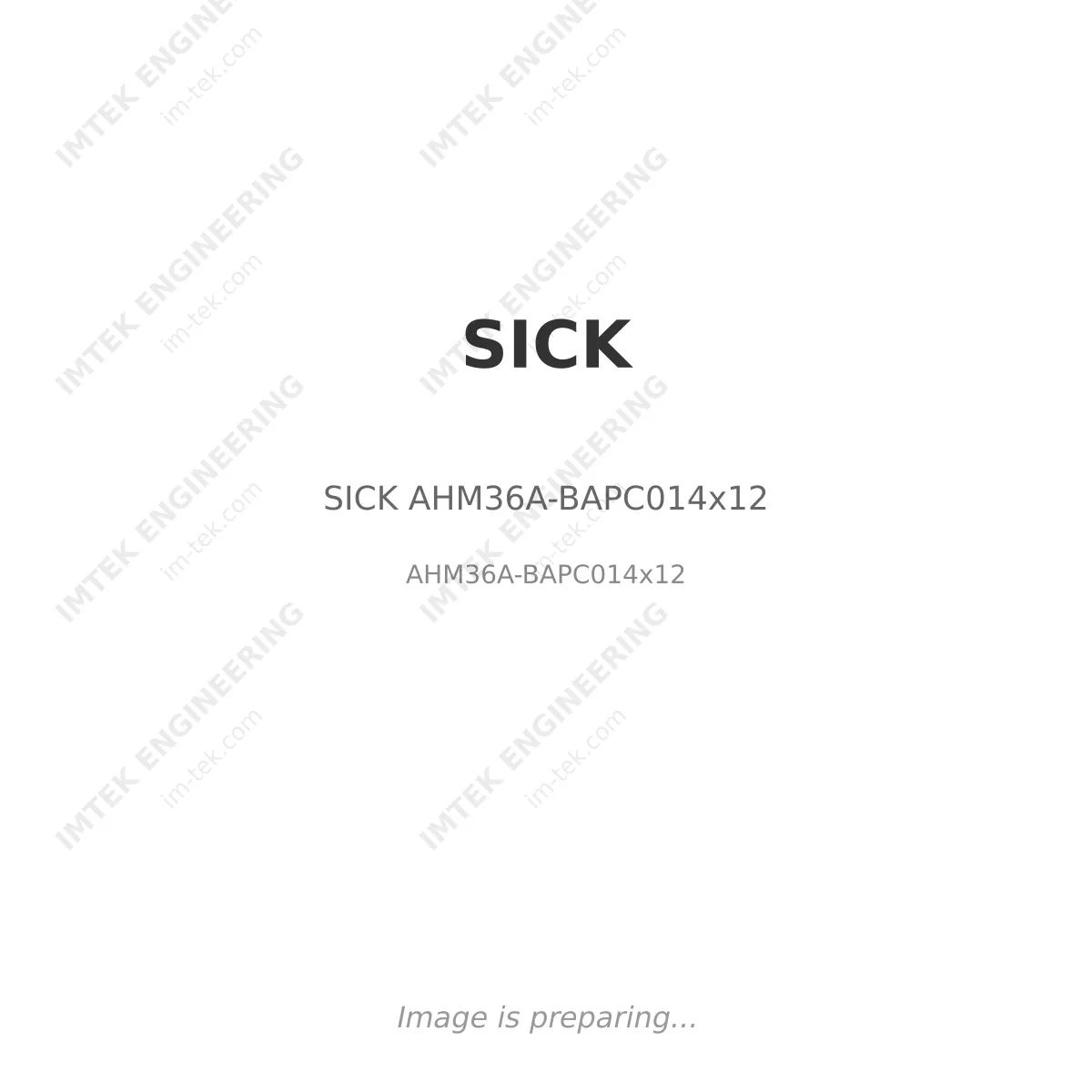 SICK SICK AHM36A-BAPC014x12 - AHM36A-BAPC014x12