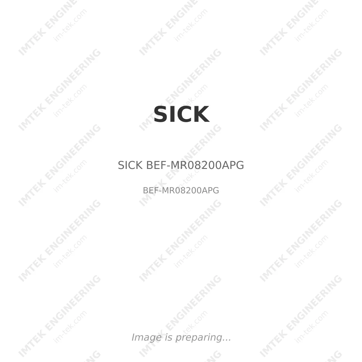 SICK SICK BEF-MR08200APG - BEF-MR08200APG