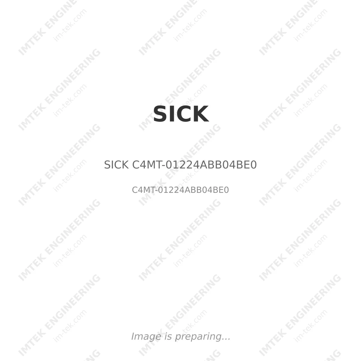 SICK SICK C4MT-01224ABB04BE0 - C4MT-01224ABB04BE0