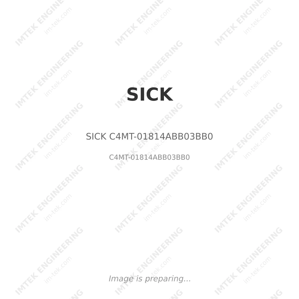 SICK SICK C4MT-01814ABB03BB0 - C4MT-01814ABB03BB0