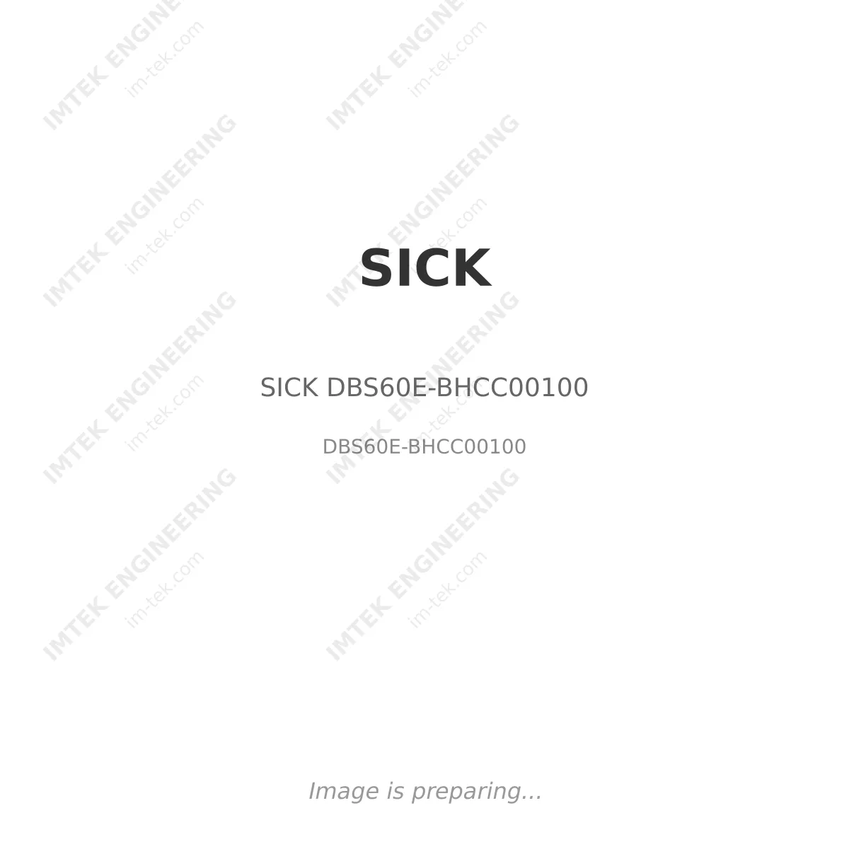 SICK SICK DBS60E-BHCC00100 - DBS60E-BHCC00100