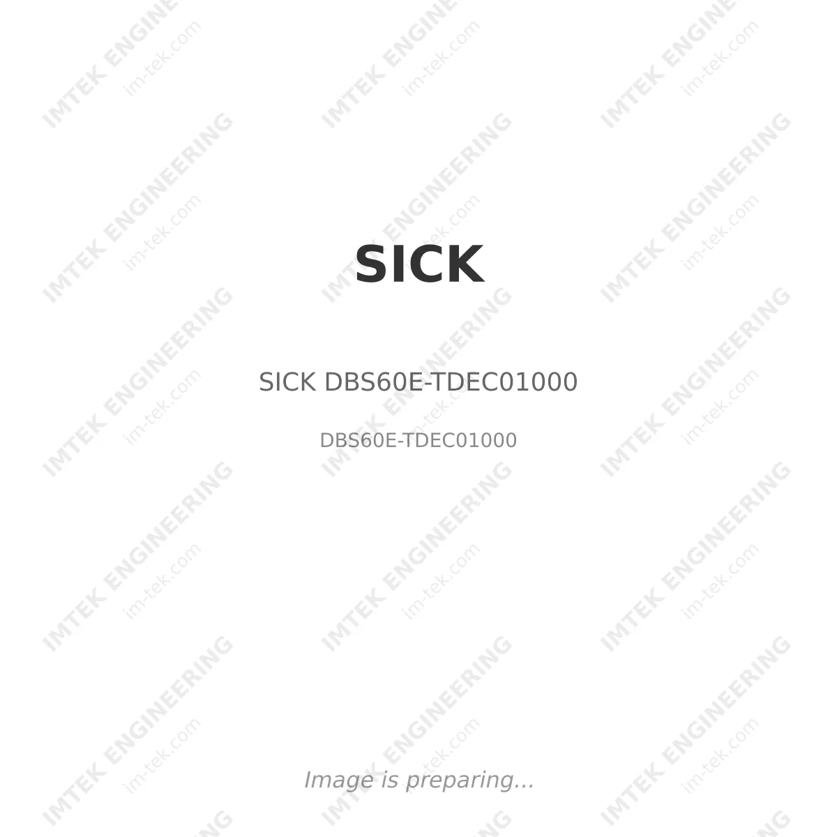 SICK SICK DBS60E-TDEC01000 - DBS60E-TDEC01000