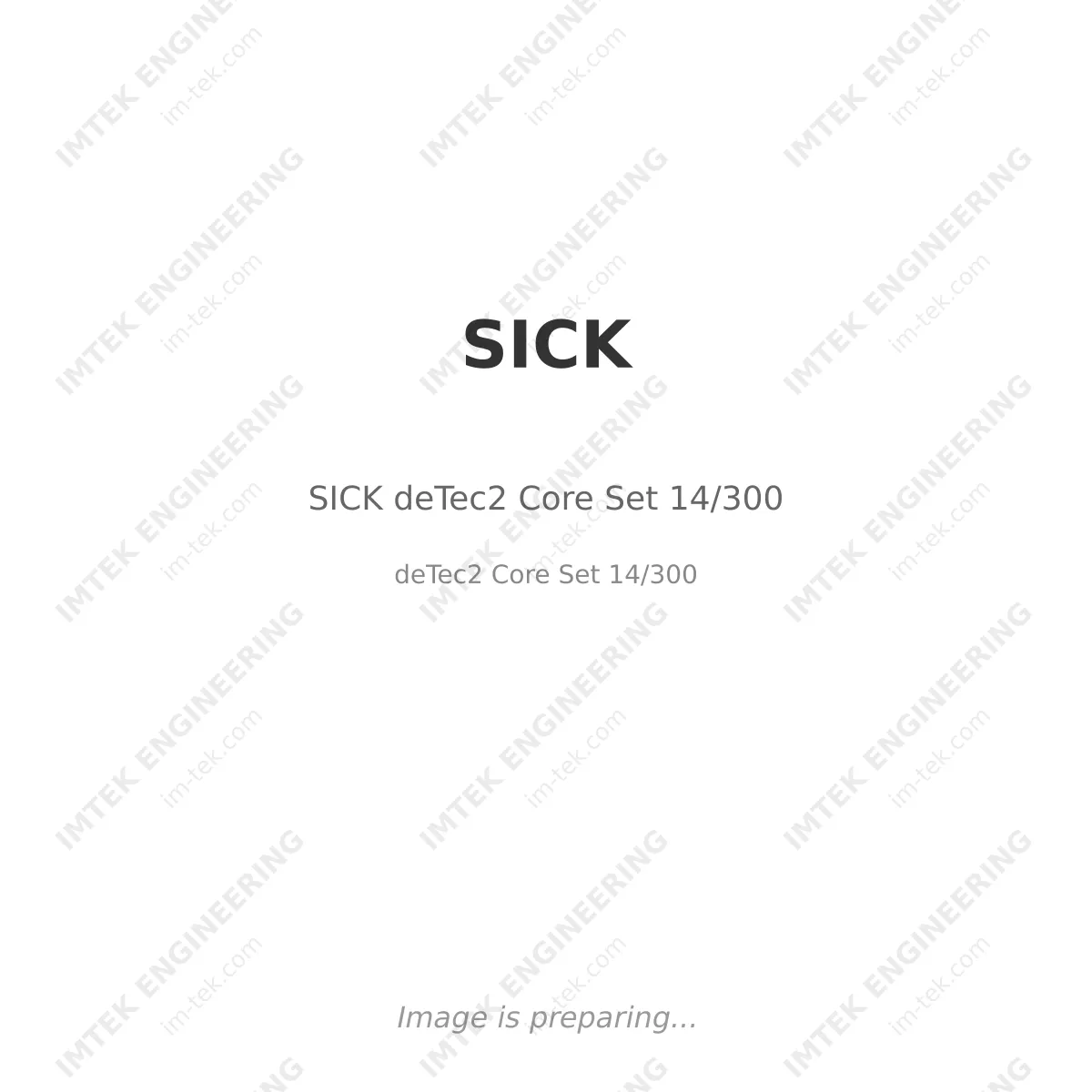 SICK SICK deTec2 Core Set 14/300 - deTec2 Core Set 14/300