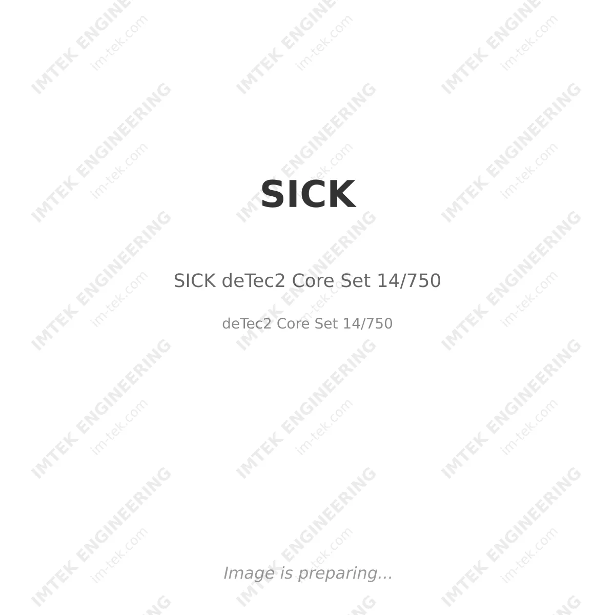 SICK SICK deTec2 Core Set 14/750 - deTec2 Core Set 14/750