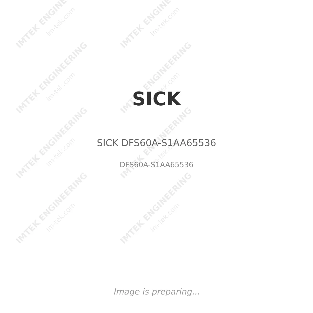 SICK SICK DFS60A-S1AA65536 - DFS60A-S1AA65536