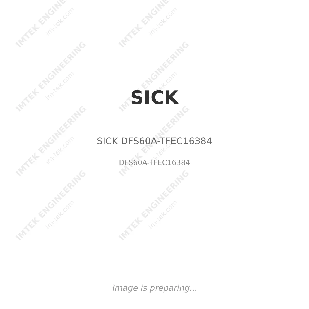 SICK SICK DFS60A-TFEC16384 - DFS60A-TFEC16384
