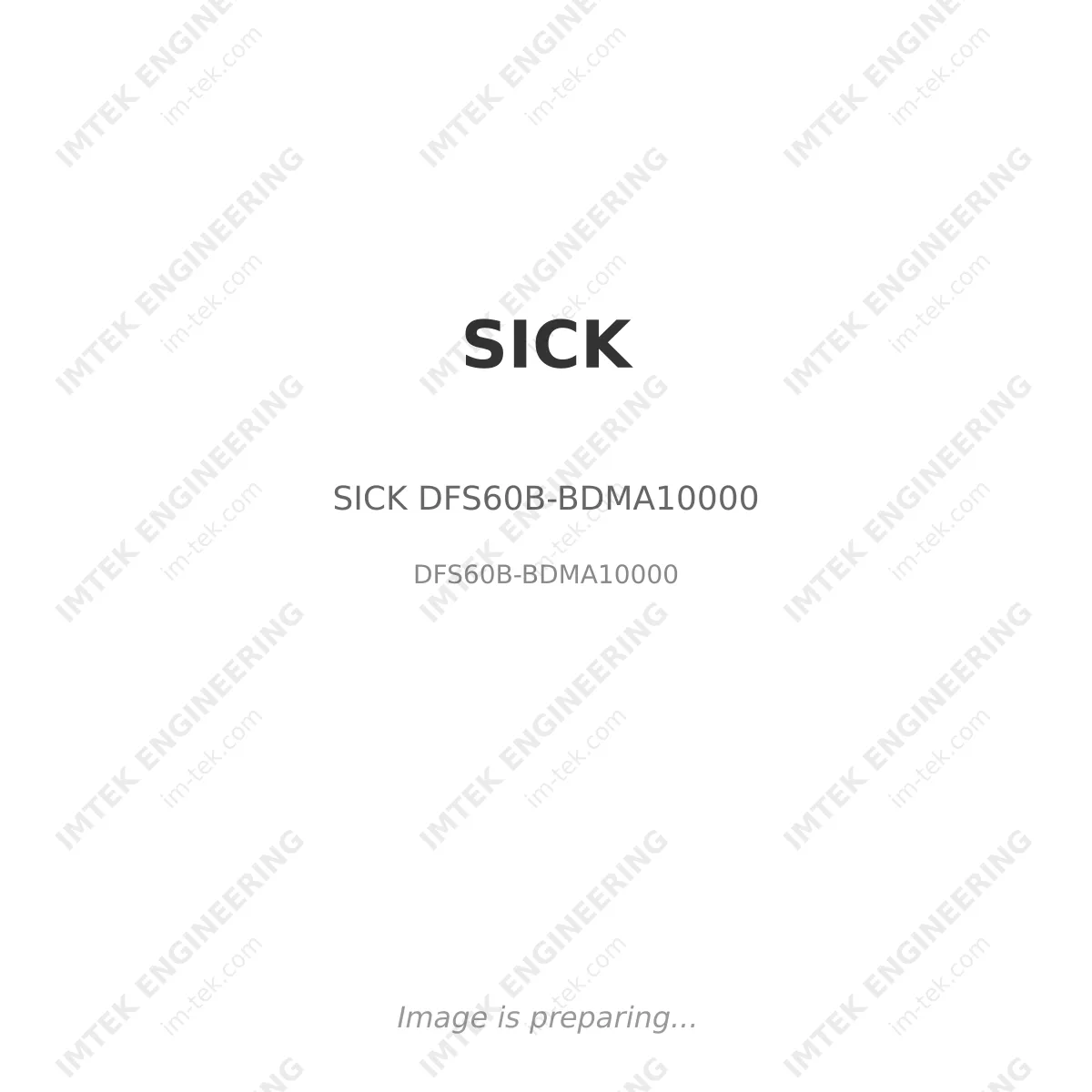 SICK SICK DFS60B-BDMA10000 - DFS60B-BDMA10000
