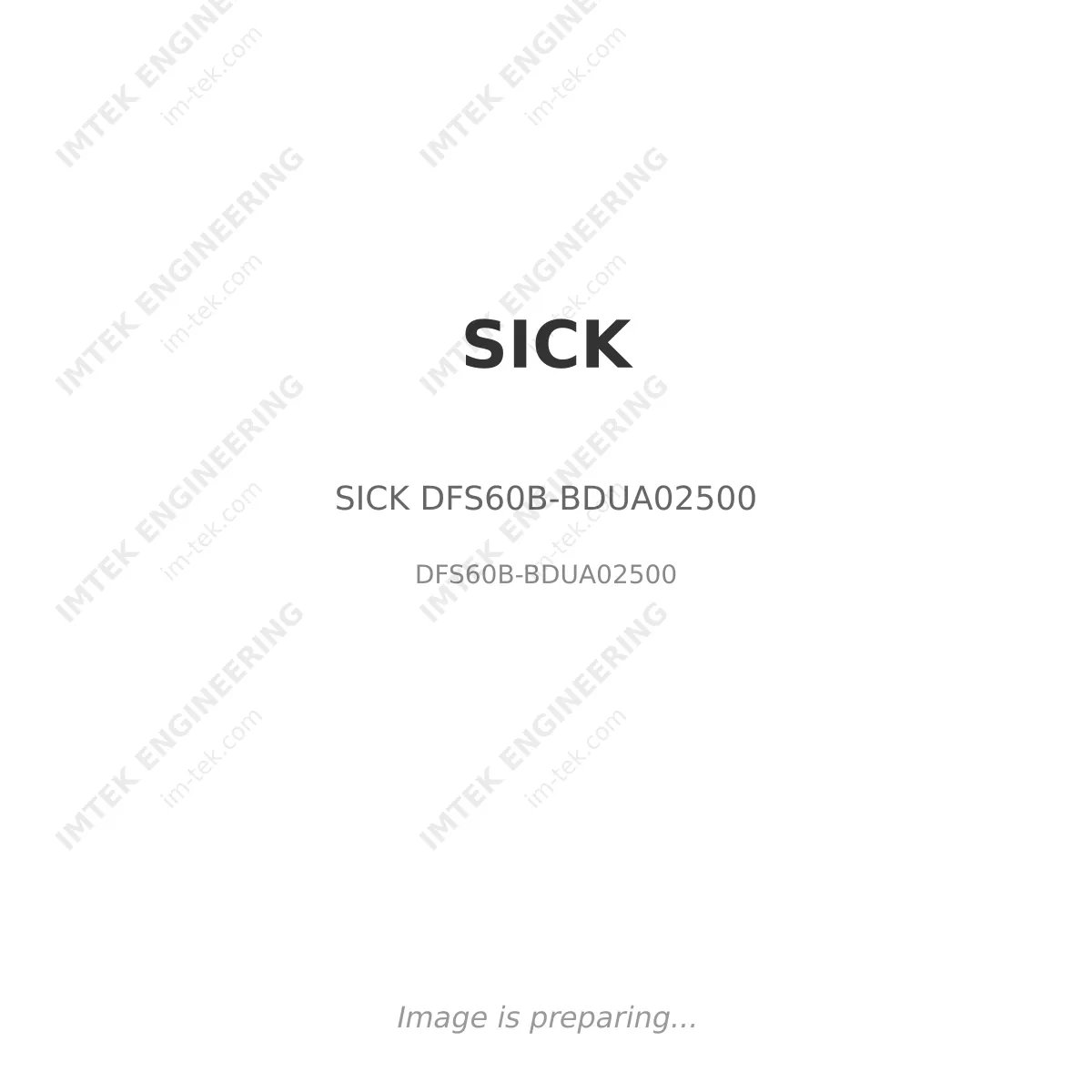 SICK SICK DFS60B-BDUA02500 - DFS60B-BDUA02500