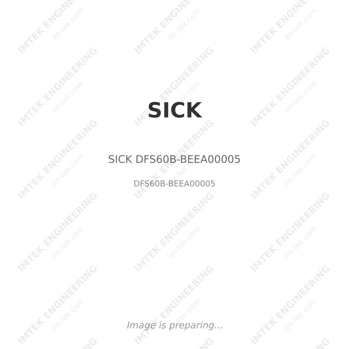 SICK SICK DFS60B-BEEA00005 - DFS60B-BEEA00005
