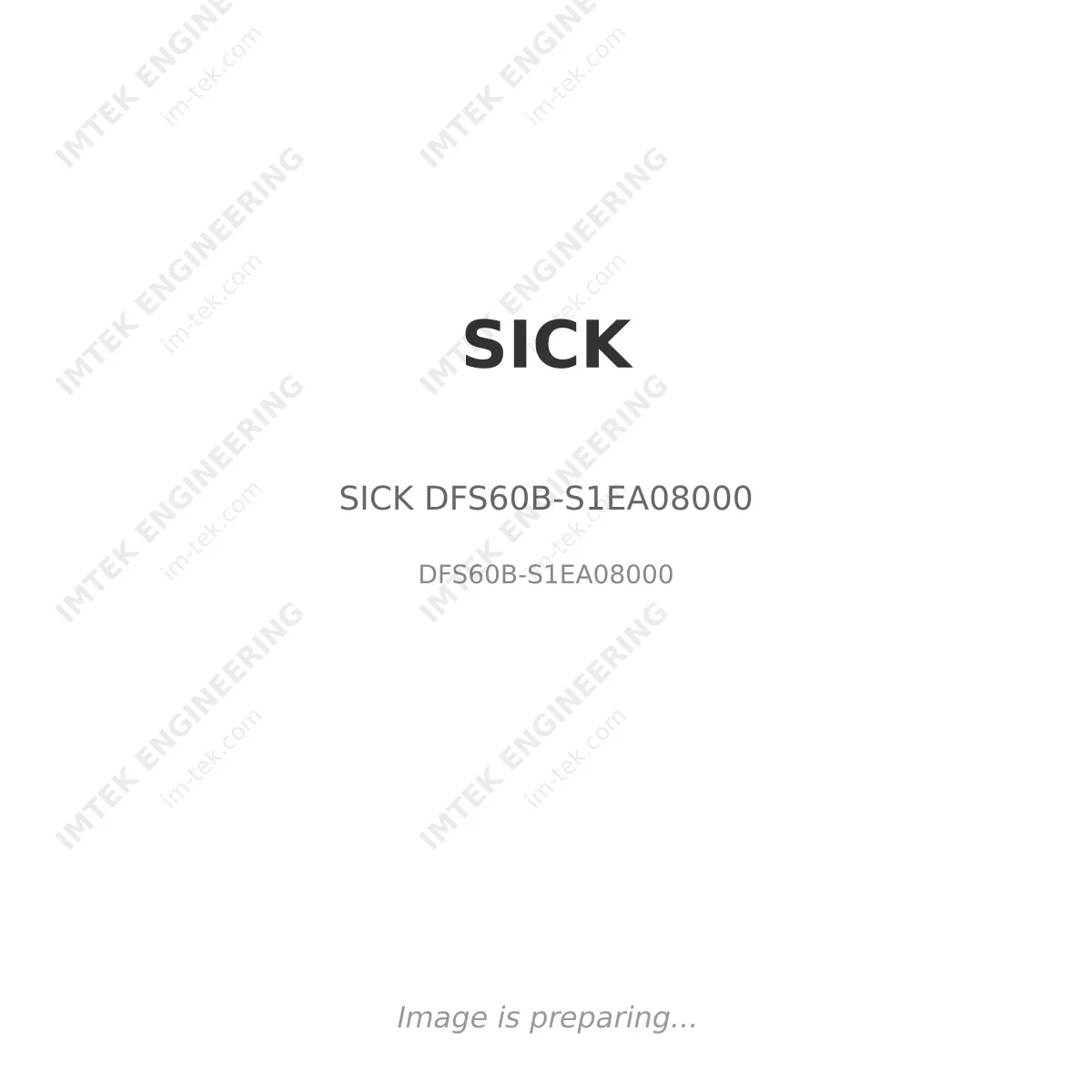 SICK SICK DFS60B-S1EA08000 - DFS60B-S1EA08000