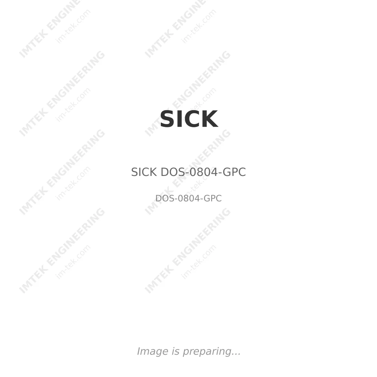 SICK SICK DOS-0804-GPC - DOS-0804-GPC